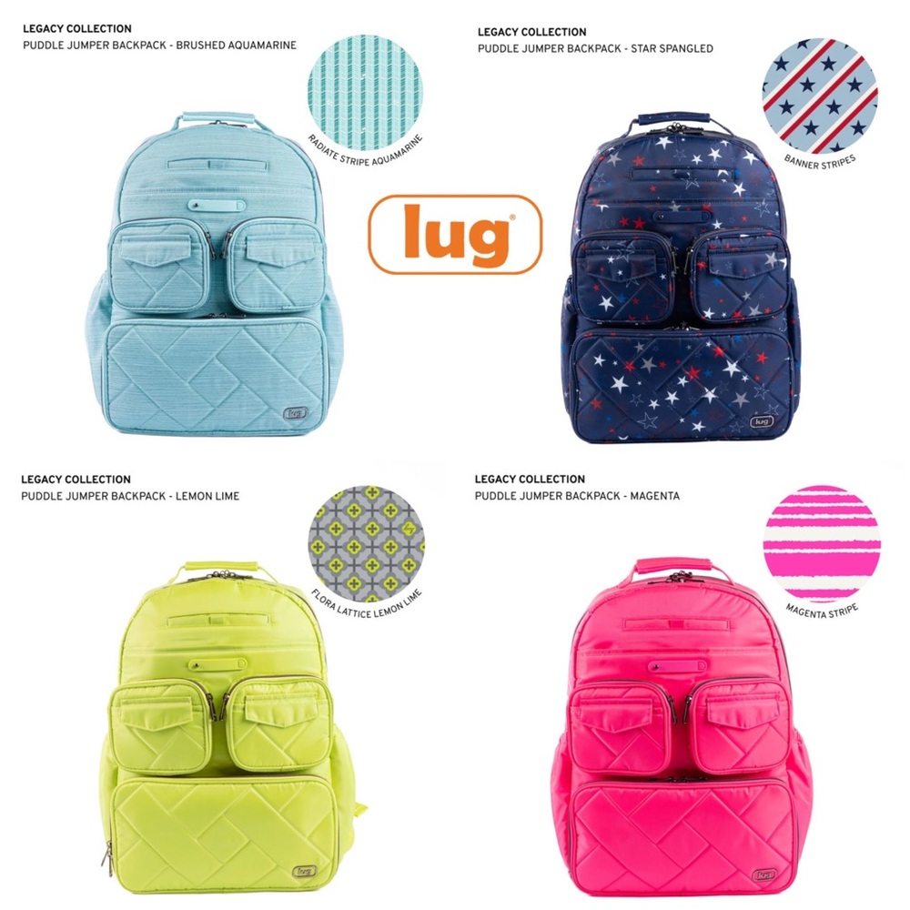 Lug Legacy Collection Puddle Jumper Backpack NWT
